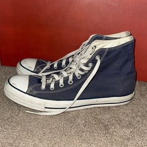 Dark blue converse